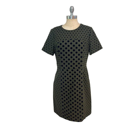 BODEN Kathryn Dress Gray Polkadot US size 10 - Picture 1 of 5